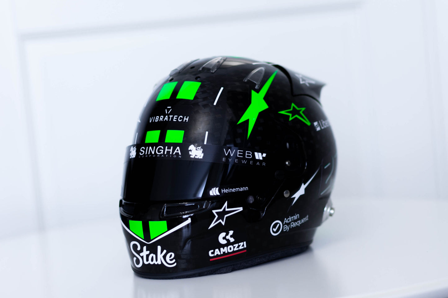 HULK Sticker with part FLUO Kit for helmet (design pack) (Karting, Motorsport, Moto)