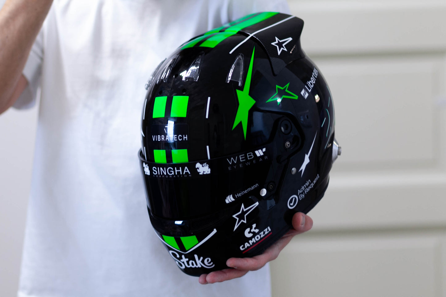HULK Sticker with part FLUO Kit for helmet (design pack) (Karting, Motorsport, Moto)