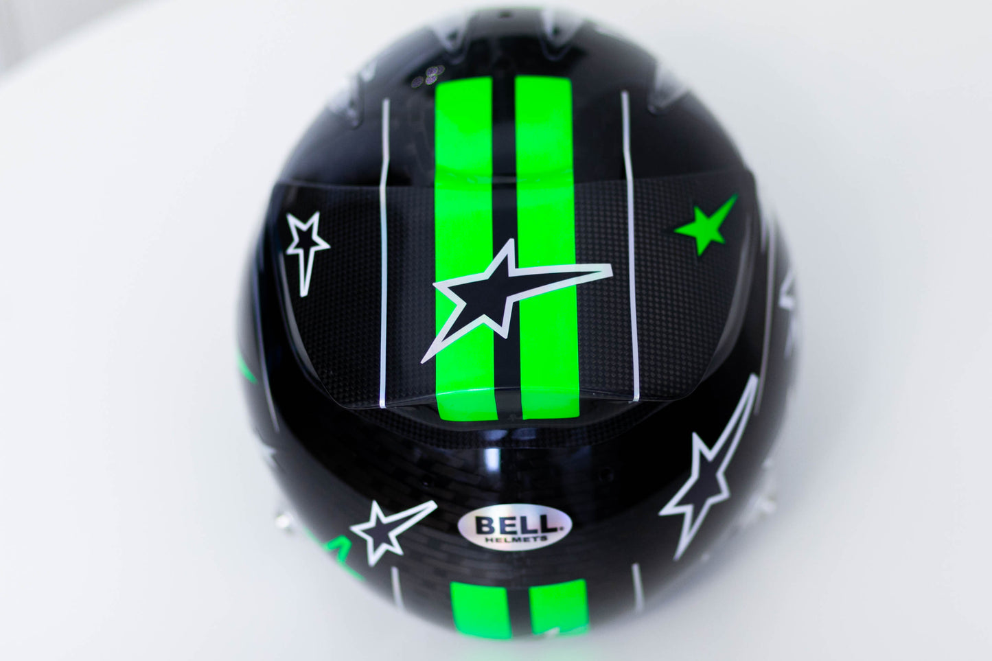 HULK Sticker Kit with part FLUO for helmet v.2 (design pack) (Karting, Motorsport, Moto)