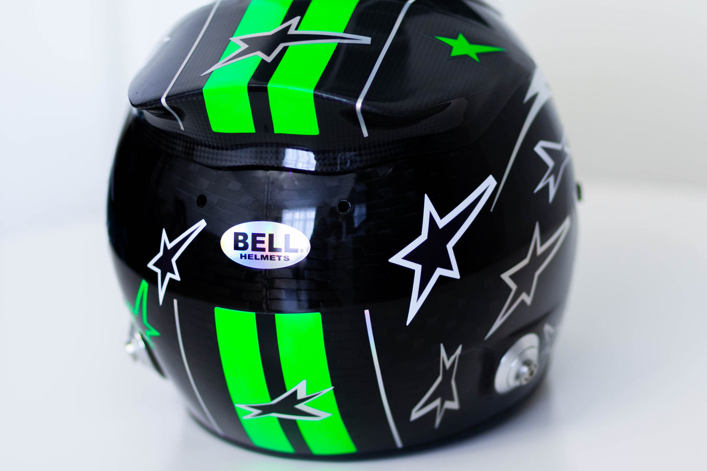 HULK Sticker Kit with part FLUO for helmet v.2 (design pack) (Karting, Motorsport, Moto)