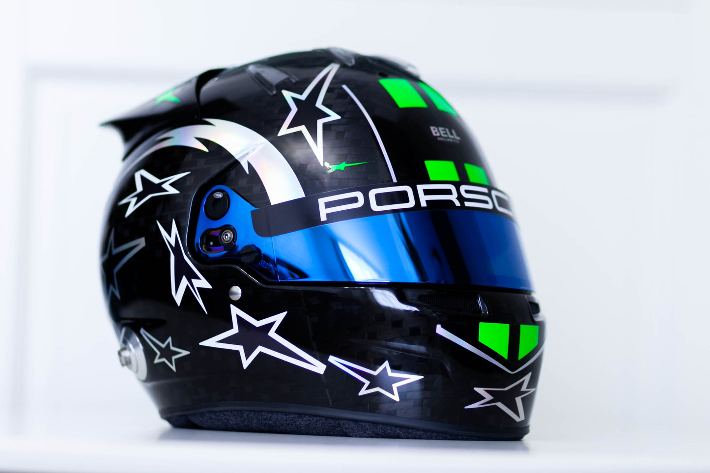 HULK Sticker Kit with part FLUO for helmet v.2 (design pack) (Karting, Motorsport, Moto)