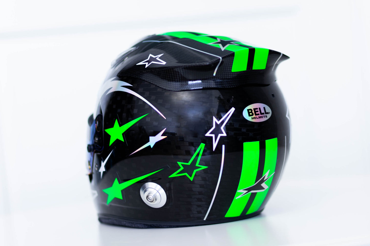 HULK Sticker Kit with part FLUO for helmet v.2 (design pack) (Karting, Motorsport, Moto)