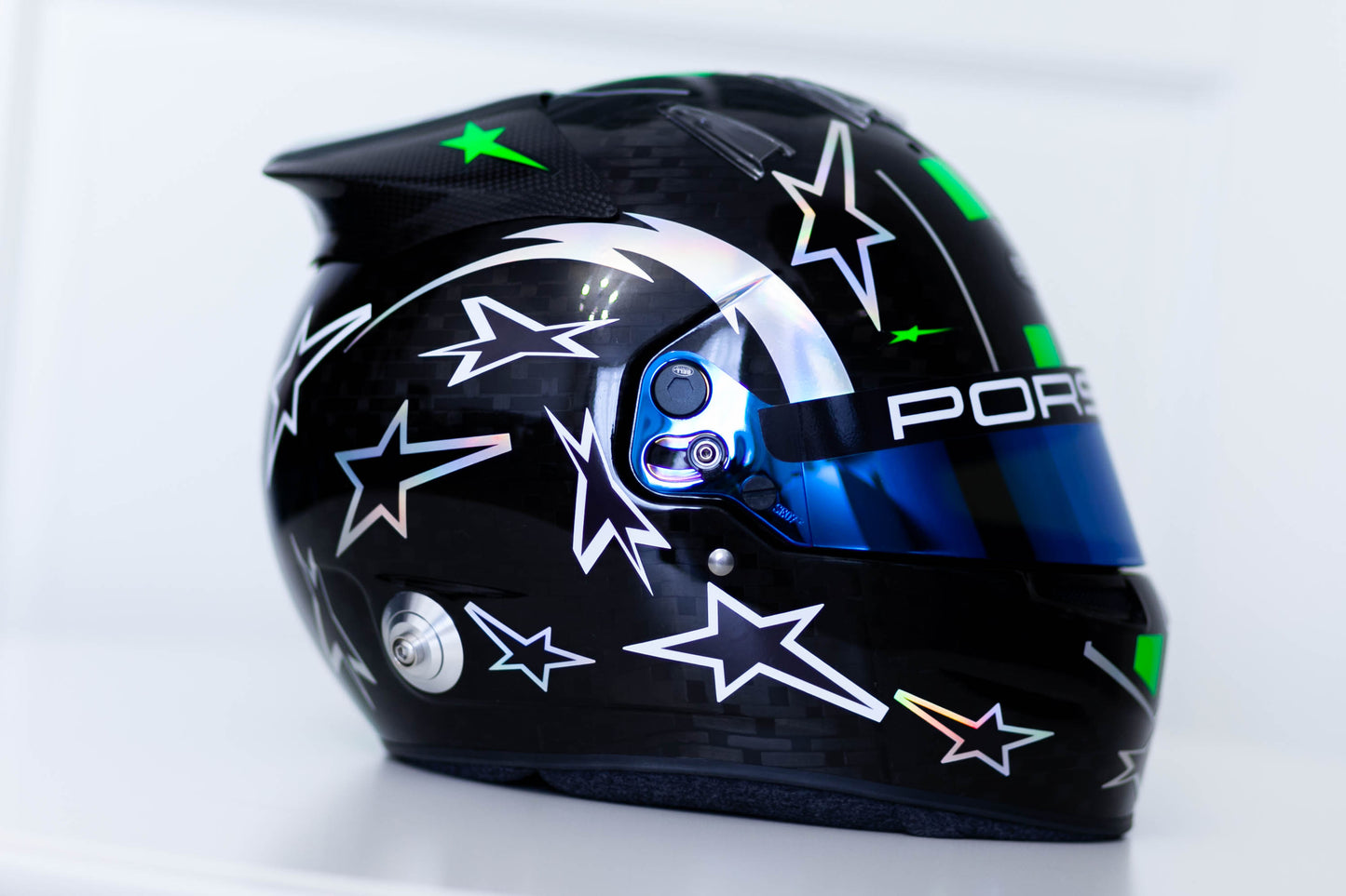 HULK Sticker Kit with part FLUO for helmet v.2 (design pack) (Karting, Motorsport, Moto)