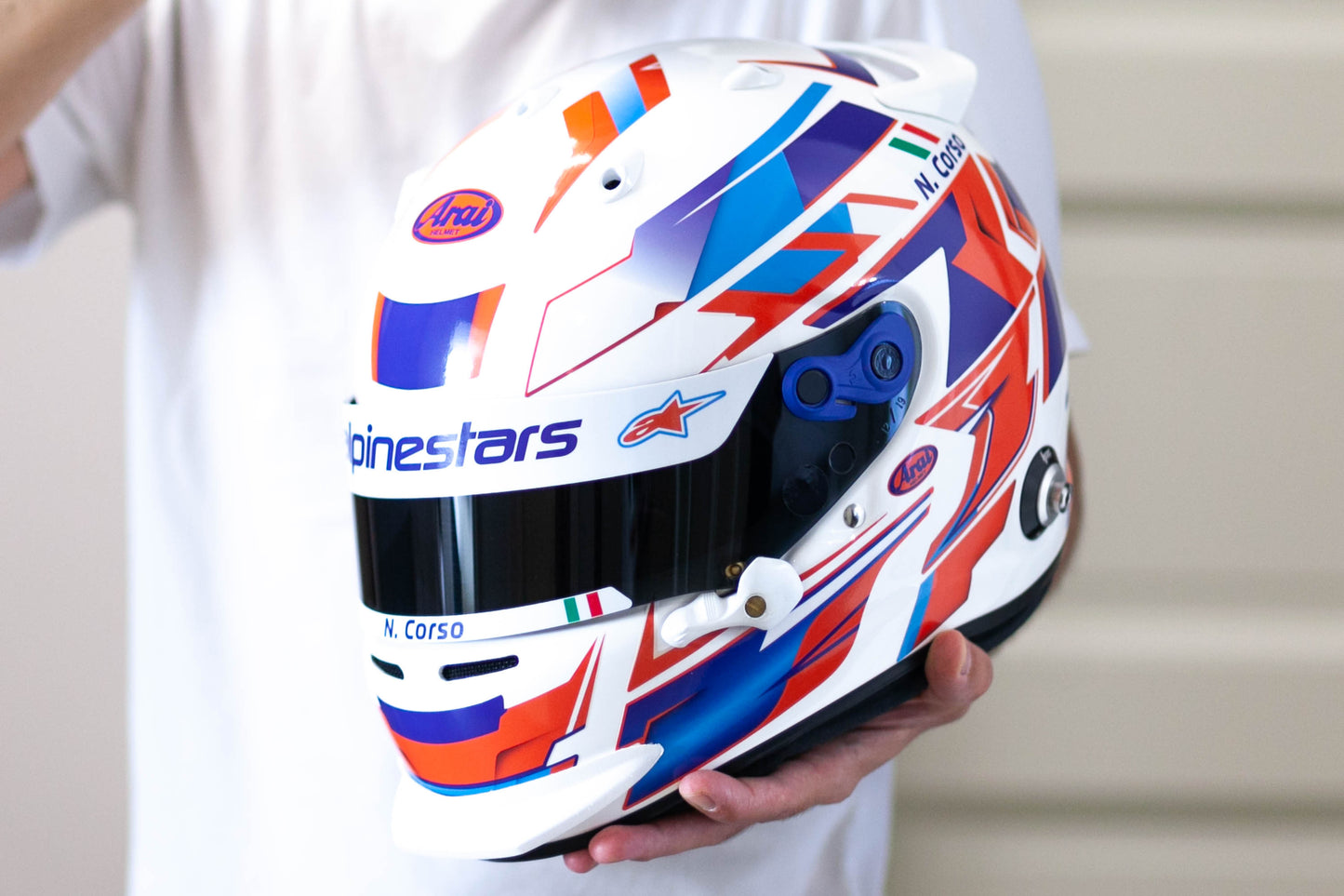 LONATO Sticker Kit for helmet Color Scheme #7 (design pack) (Karting, Motorsport, Moto)