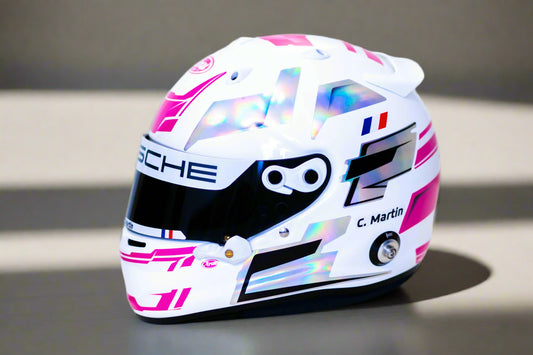 MISANO Sticker Kit for helmet Color Scheme #6 CHROME (design pack) (Karting, Motorsport, Moto)