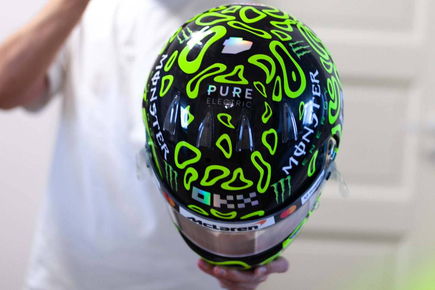 LANDO 2025 Sticker Kit for helmet Color Scheme 1 in FLUO (design pack) (Karting, Motorsport, Moto)