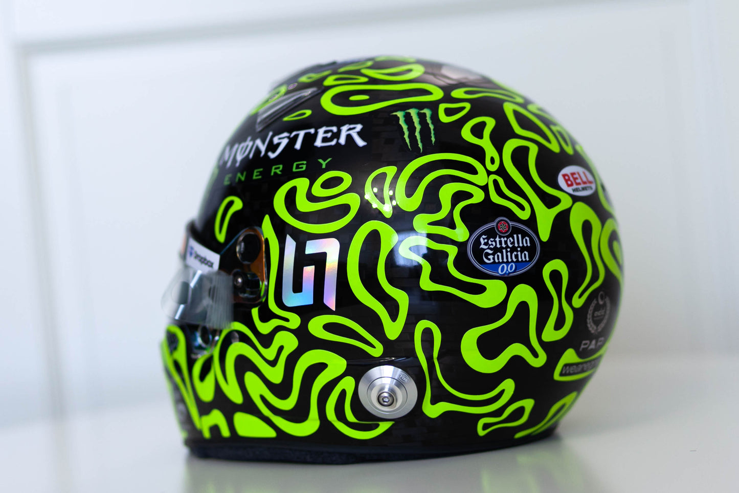 LANDO 2025 Sticker Kit for helmet Color Scheme 1 in FLUO (design pack) (Karting, Motorsport, Moto)