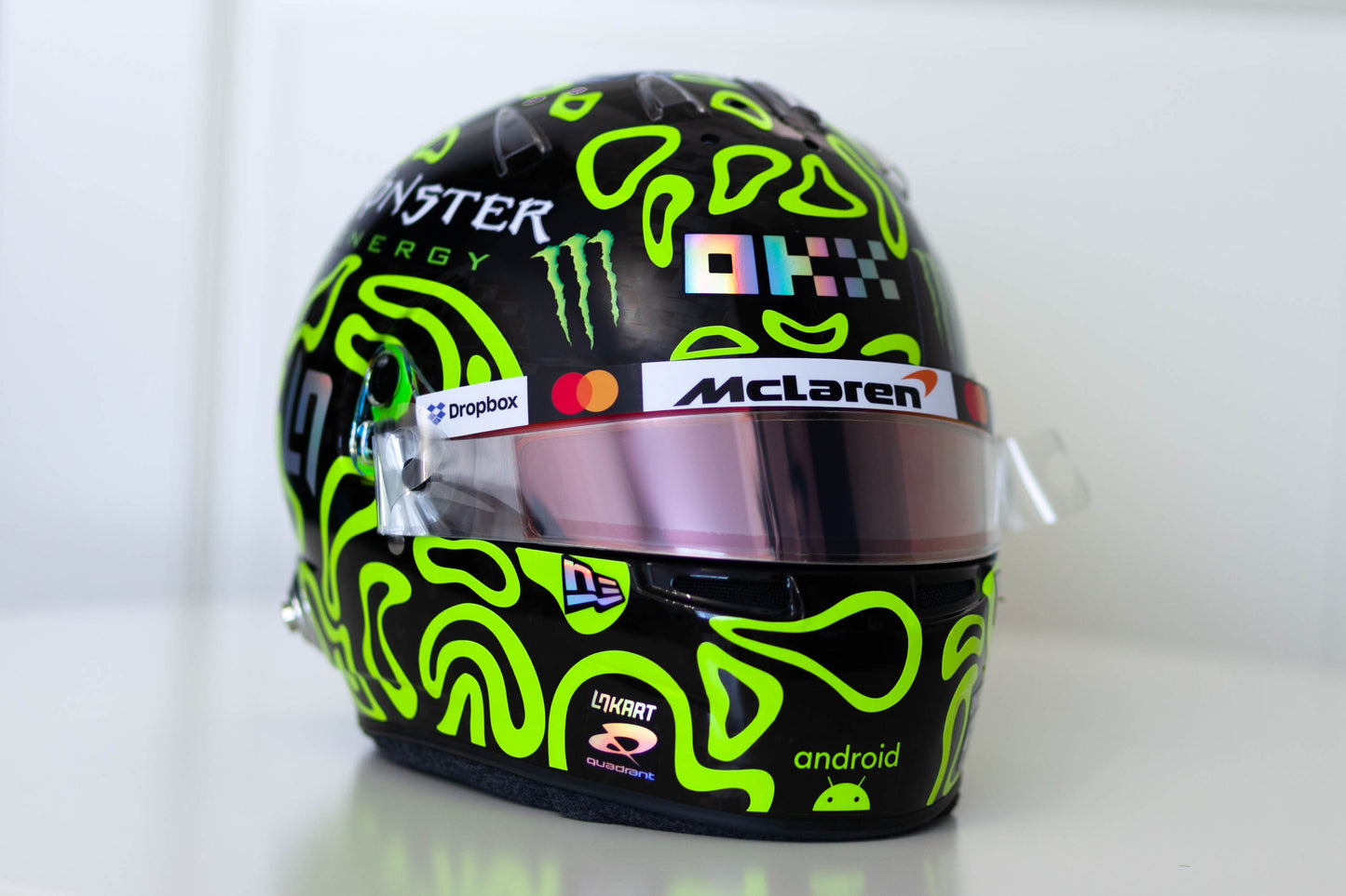 LANDO 2025 Sticker Kit for helmet Color Scheme 1 in FLUO (design pack) (Karting, Motorsport, Moto)