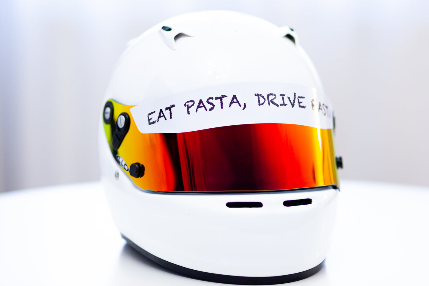 EAT PASTA Sticker for visor (Karting, Motorsport, Moto)