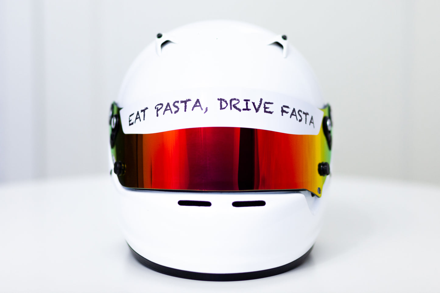 EAT PASTA Sticker for visor (Karting, Motorsport, Moto)