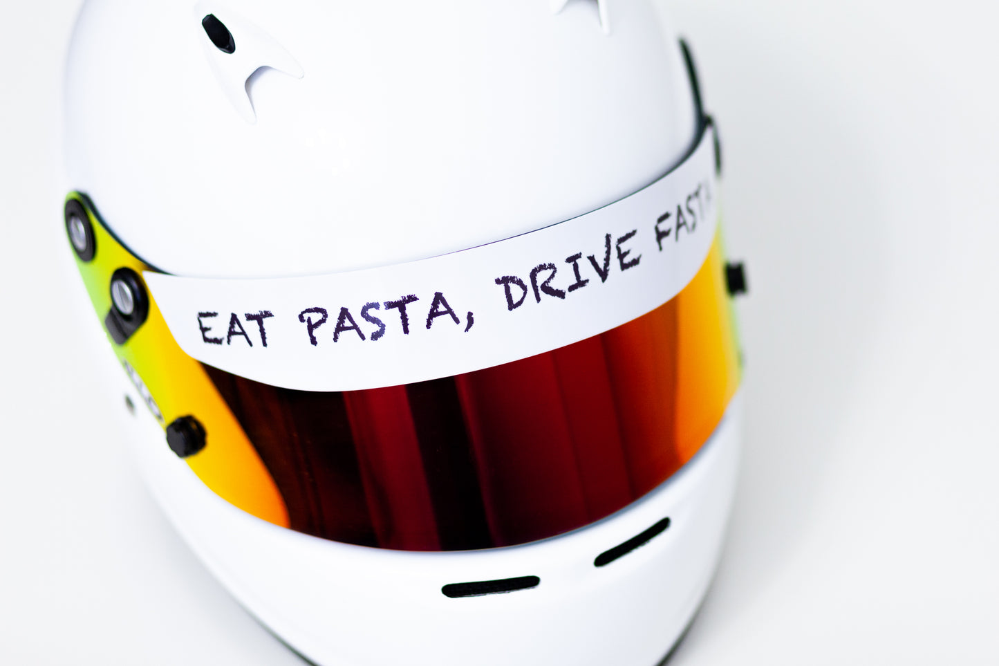 EAT PASTA Sticker for visor (Karting, Motorsport, Moto)