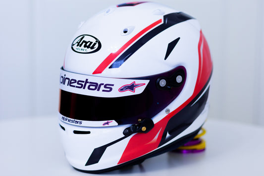 SPEED Stickers for helmet Color scheme #1 (design pack) (Karting, Motorsport, Moto)