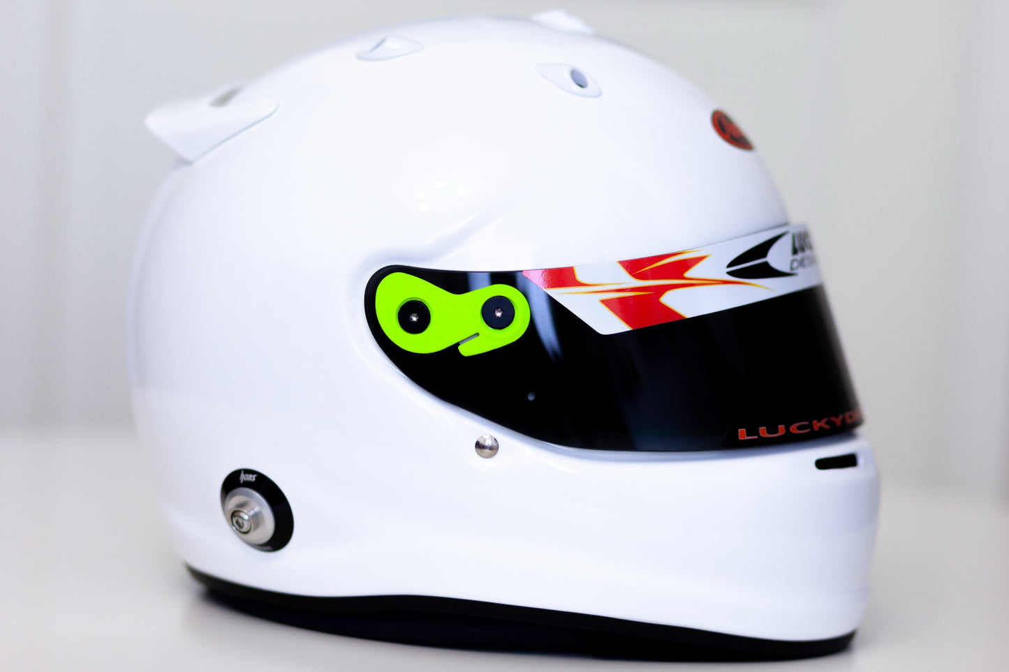 Lucky Design visor stripe for helmet (Karting, Motorsport, Moto)