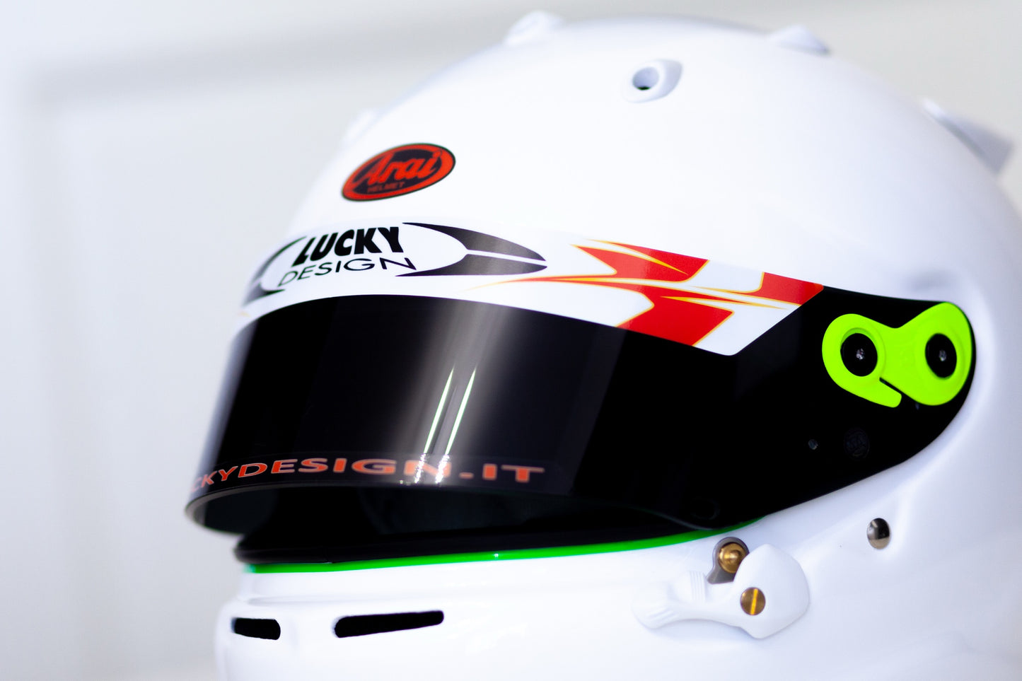 Lucky Design visor stripe for helmet (Karting, Motorsport, Moto)