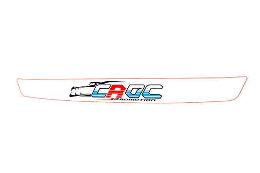 CROC Promotion Kart Helmet visor Sticker (Karting, Motorsport)