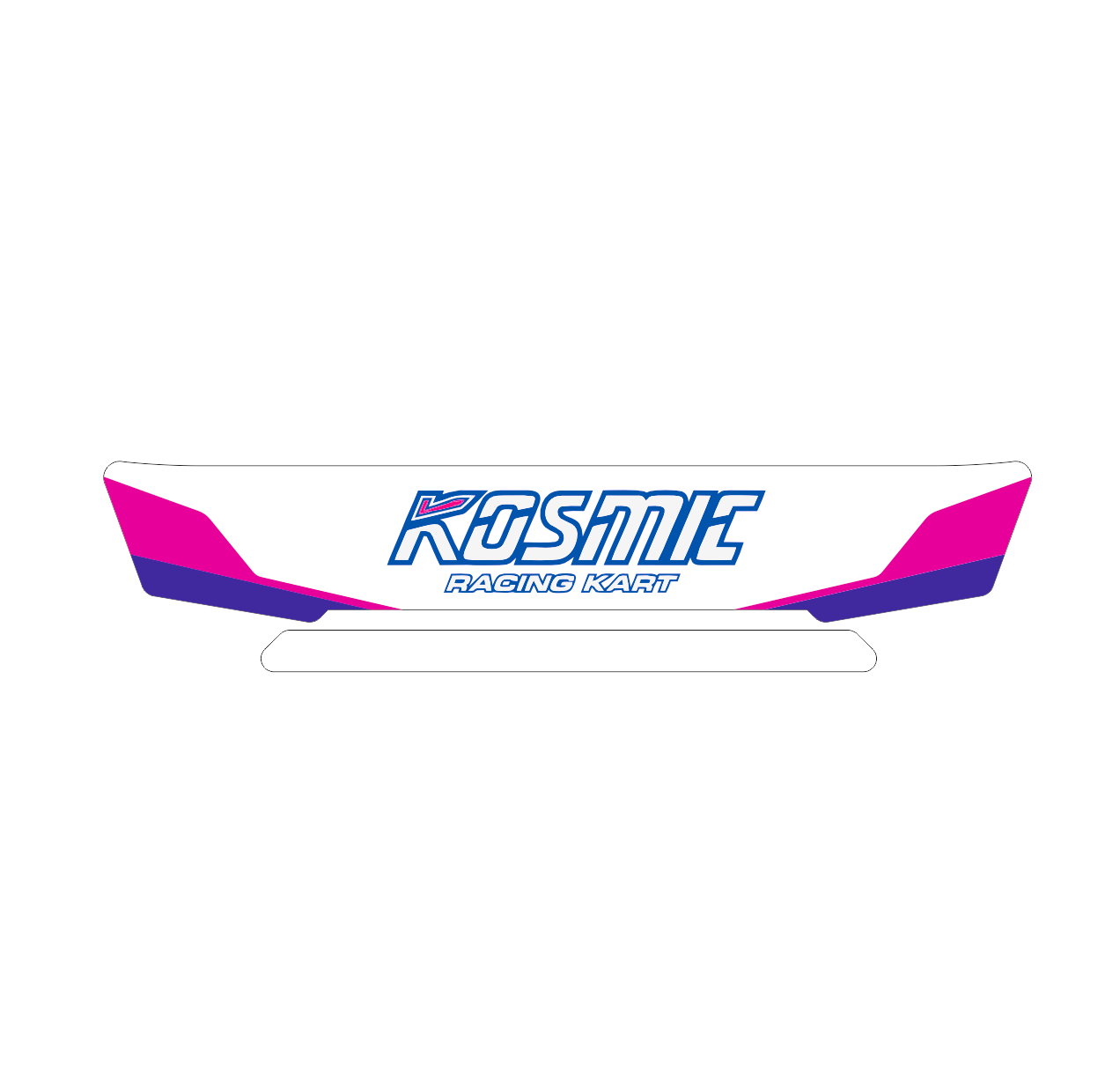 KOSMIC Racing Kart Helmet Visor Stripe (Karting, Motorsport, Moto) – 33 ...