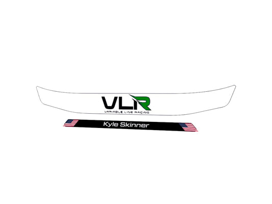 VLR Kart visor stripe for helmet (Karting, Motorsport, Moto)