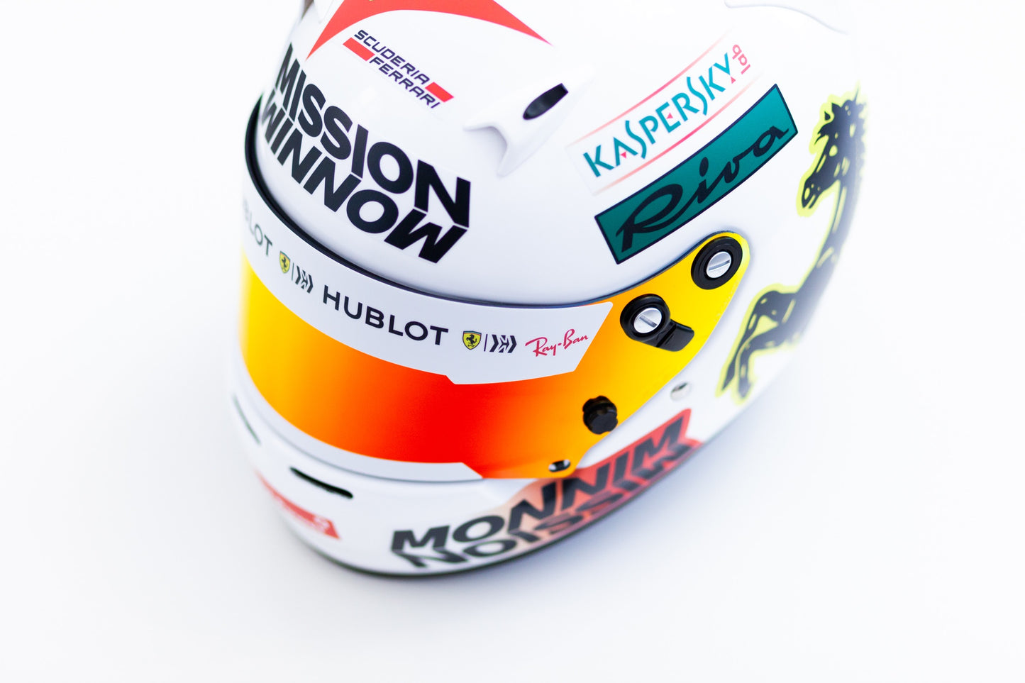 VETTEL 2019 FULL Helmet Sticker Pack (design pack) (Karting, Motorsport, Moto)