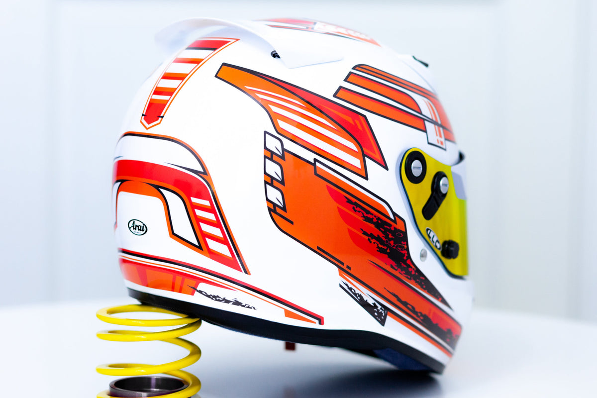 Helmet Racing Sticker Pack CHAMPION Stickers for helmet (design pack) (Karting, Motorsport, Moto ...