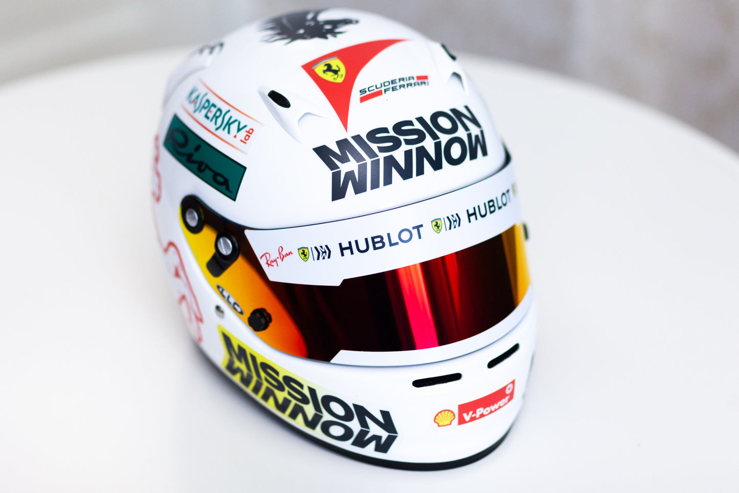 VETTEL 2019 FULL Helmet Sticker Pack (design pack) (Karting, Motorsport, Moto)