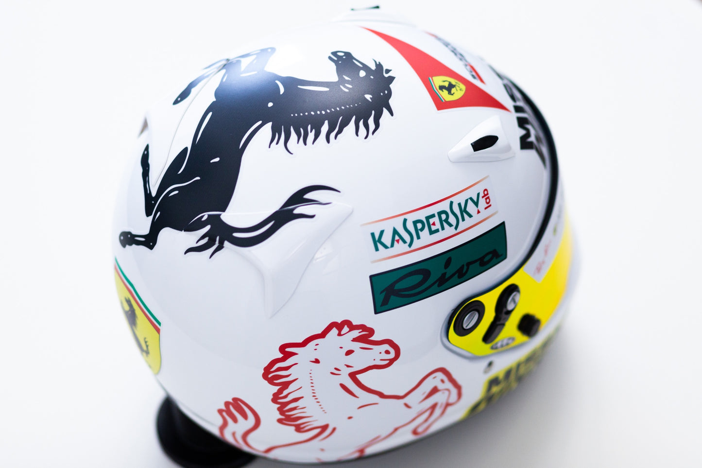 VETTEL 2019 FULL Helmet Sticker Pack (design pack) (Karting, Motorsport, Moto)