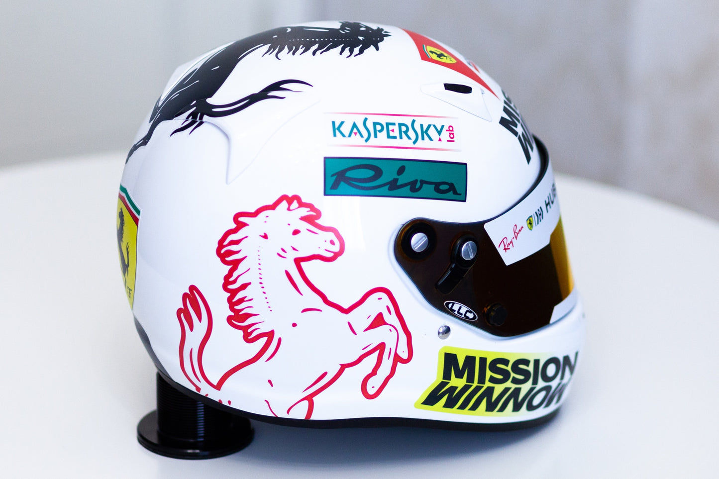 VETTEL 2019 FULL Helmet Sticker Pack (design pack) (Karting, Motorsport, Moto)