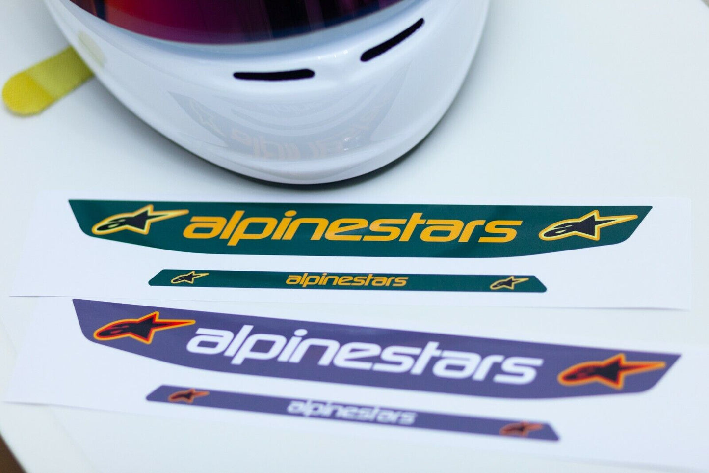 Alpinestars Visor Sticker (Karting, Motorsport, Moto)