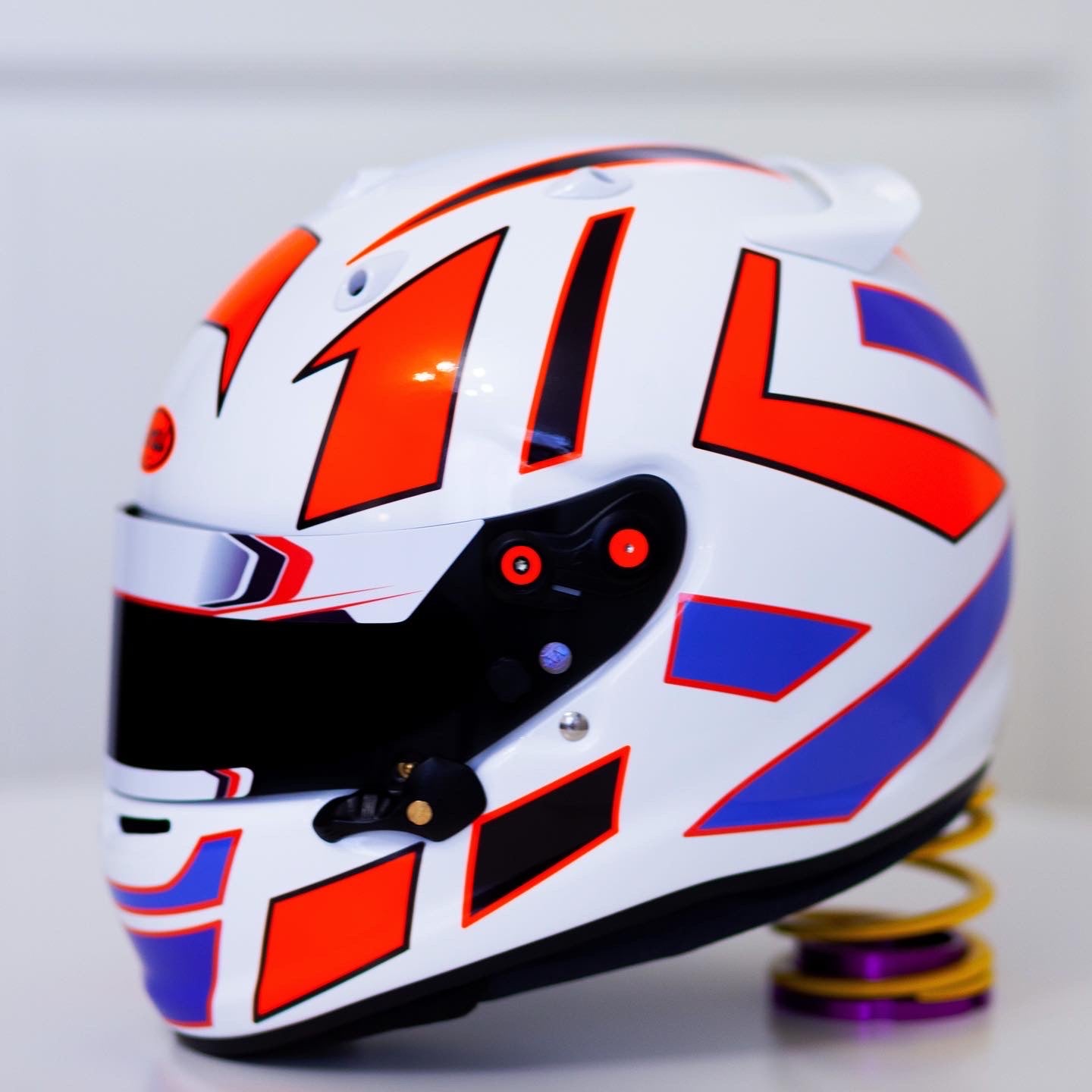 MONZA Stickers kit with part Fluo for helmet (design pack) (Karting, Motorsport)